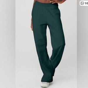 High-Waist straight leg sweatpants XXS